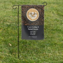 Coffee Shop Flag | Cafe Outdoor Flag Sign | Coffee