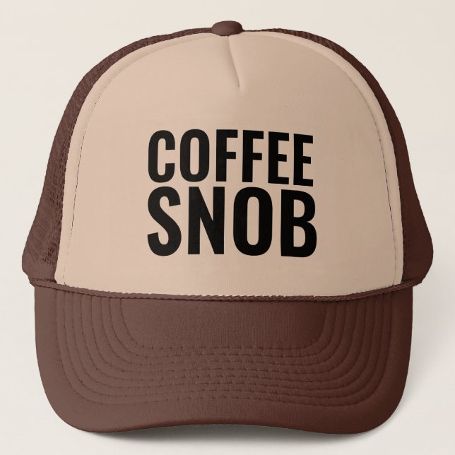 COFFEE SNOB BONÉ HAT (Frente)