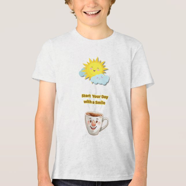 Coffee Time – Cute Smiling Cup (Frente)