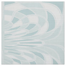 Cogumelo, Abstrato - Aqua - Tecido