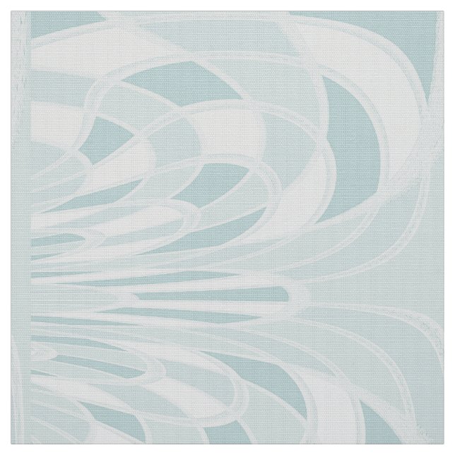 Cogumelo, Abstrato - Aqua - Tecido (Modelo)