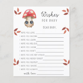 Cogumelo bonito - Desejos para bebês