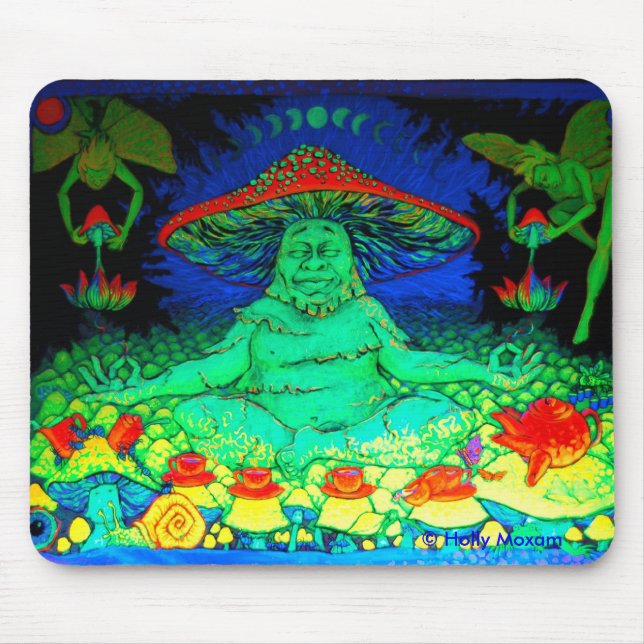 Cogumelo Buddah Mousepad (Frente)
