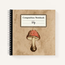 Cogumelo em uma antiga composição personalizada de