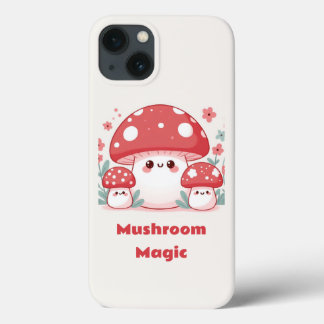 "Cogumelo Feliz – Magia de Cogumelo Cottagecore"