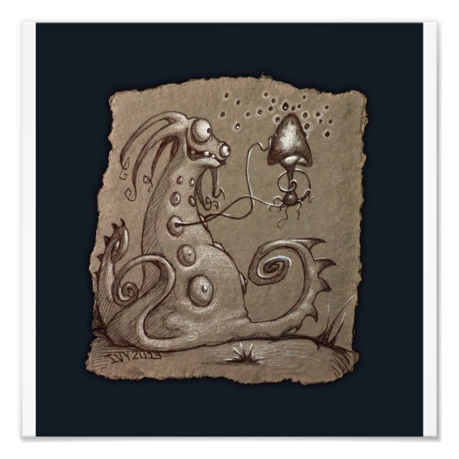 Cogumelo, Impressão de Fotografia (Frente)