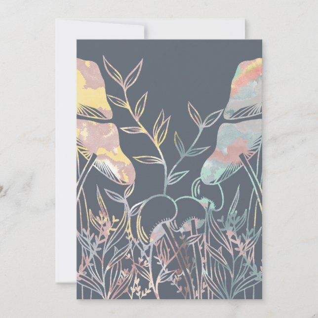 Cogumelos Aquarela (Frente)