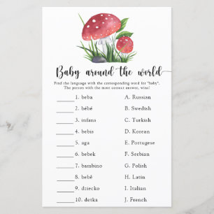 Cogumelos Bebê ao redor do mundo