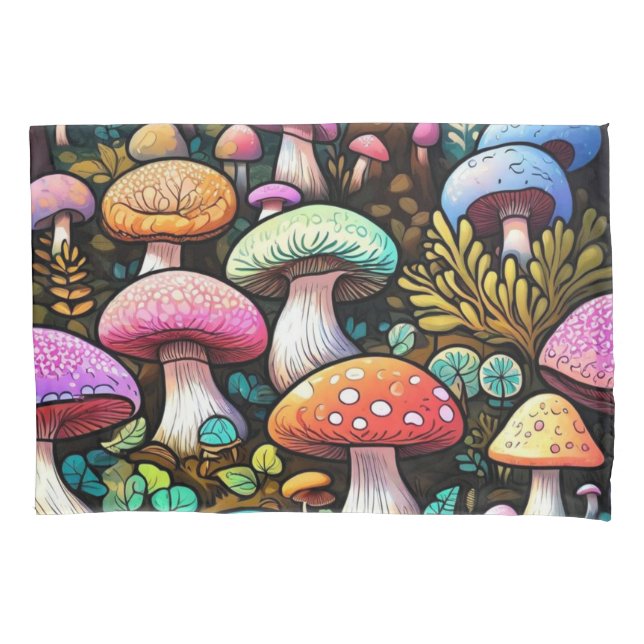 Cogumelos coloridos (Frente)