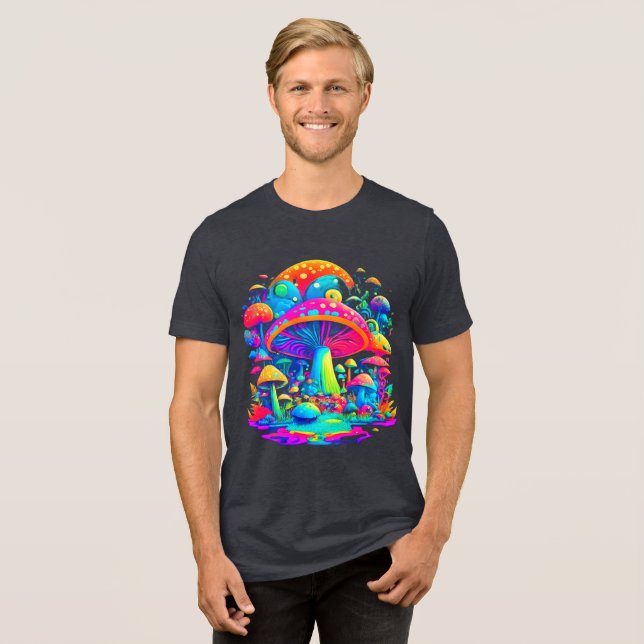 Cogumelos Mágicos de Groovy - Arte Retroativa (Frente Completa)