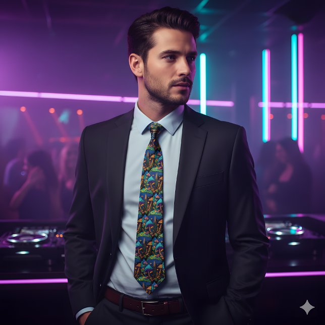 Cogumelos Mágicos de Groovy - Gravata do Pescoço d (Criador carregado)