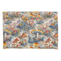 Cogumelos Místicos em Toile De Jouy