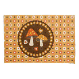 Cogumelos Retro Doce e Flores