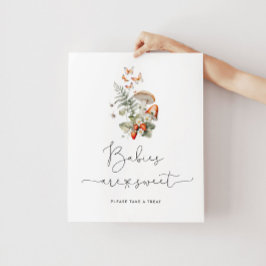 Cogumelos selvagens Caipira Os bebês são Poster do