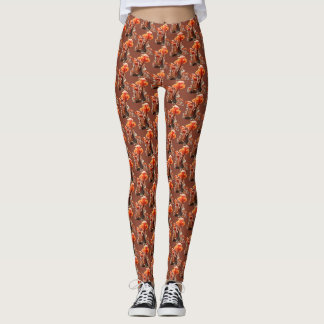 Cogumelos translúcidos em Leggings Modernos Person