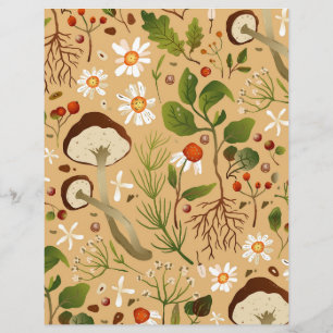 Cogumelos, Visitas e Folhagem