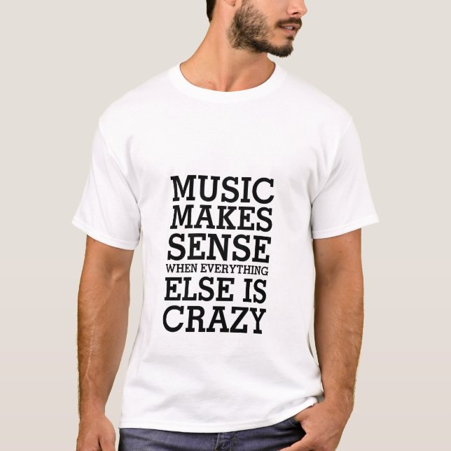 Coisa Engraçada Da Vida Que A Música Da Camiseta F (Frente)
