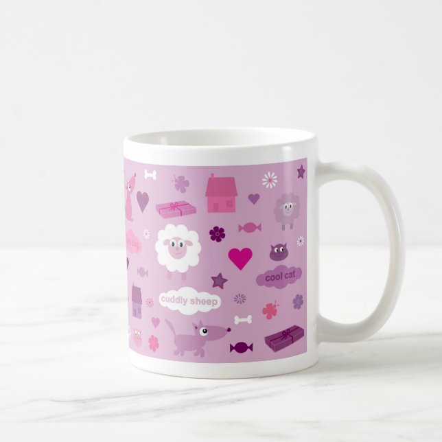 Coisas bonitos para a caneca das meninas (Direita)