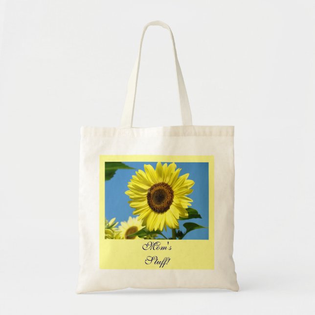 Coisas da Mamãe! Bolsa de mão presentes Girassóis  (Frente)