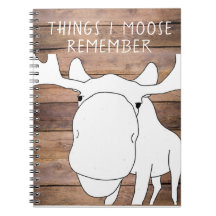 Coisas eu alces recordo o caderno espiral