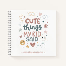 Coisas Fofas Que Meu Filho Disse Tipografia Divert