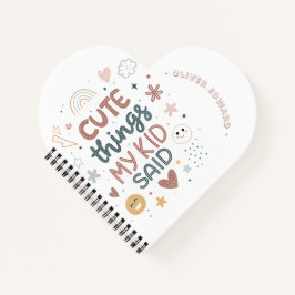 Coisas Fofas que Meu Filho Disse Tipografia Divert