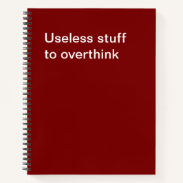 Coisas inúteis para pensar demais