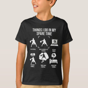 Coisas para fazer no tempo livre camiseta de jogad
