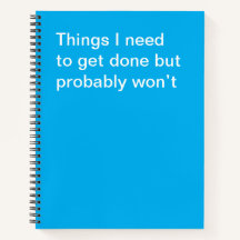 Coisas que preciso fazer, mas provavelmente não