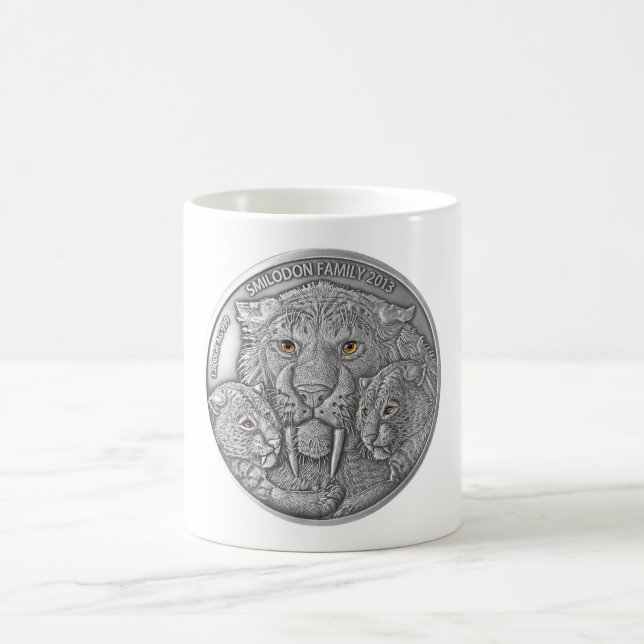 COISAS SELVAGENS: Caneca do branco da família de (Centro)