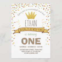 Coisas selvagens convite para o aniversário