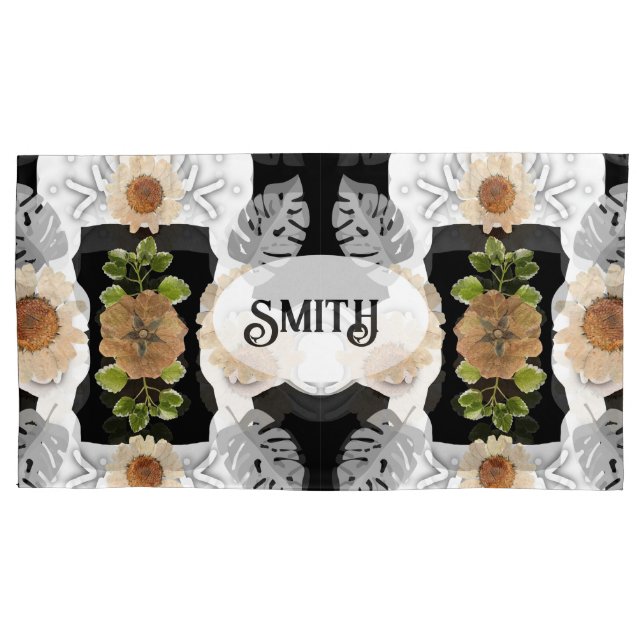 Cojín Decorativo modern abstract floral art (Frente)