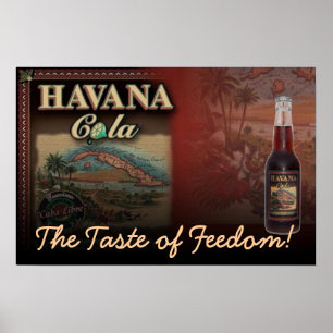 COLA de HAVANA o gosto da liberdade! Impressão da