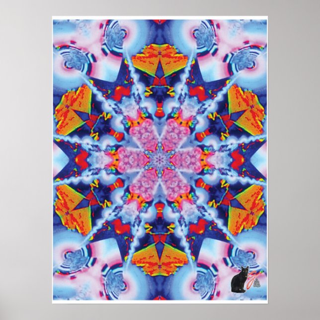 Colagem Cinética Utopia Poster Kaleidoscópio (Frente)
