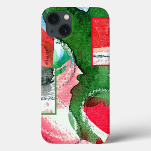 colagem da arte abstracta, meios mistos e aguarela