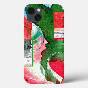 colagem da arte abstracta, meios mistos e aguarela