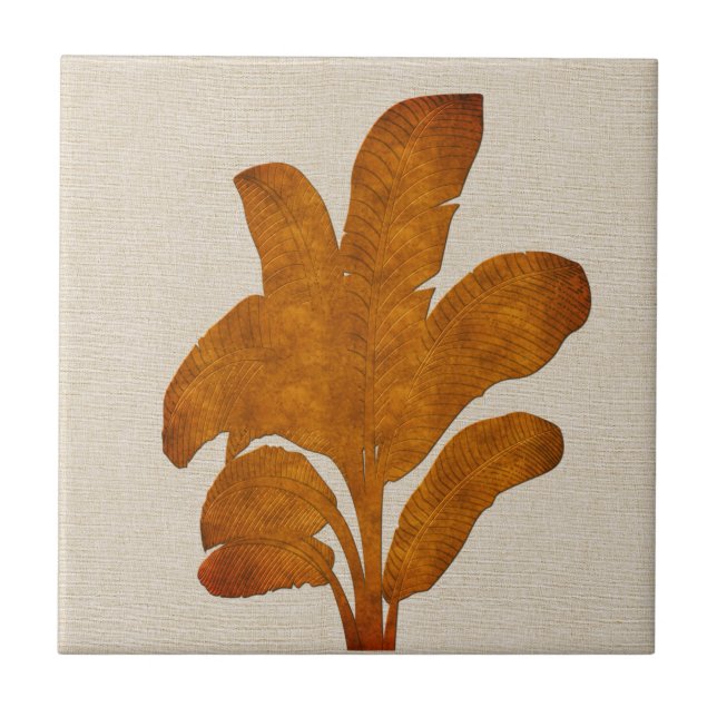 Colagem da fábrica de bananas de cobre Linen (Frente)