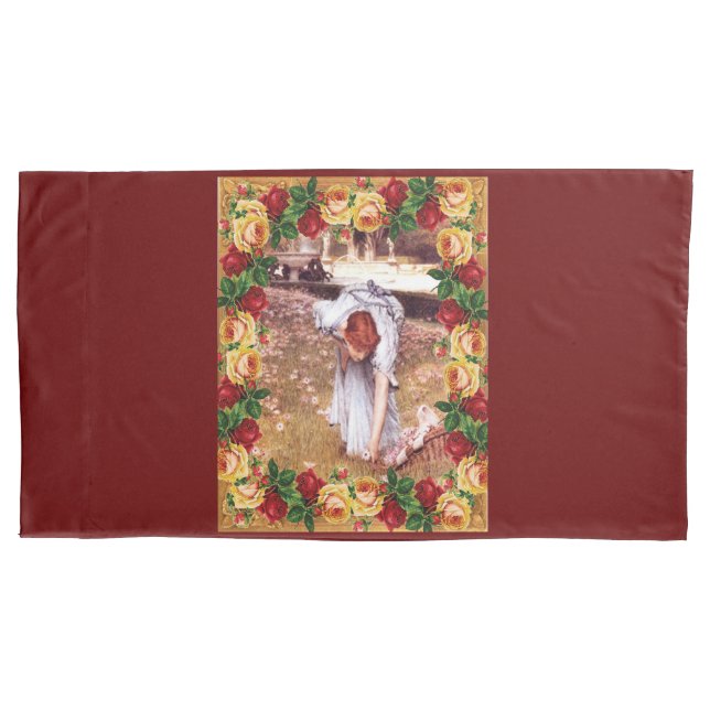 Colagem da safra Retro com rendas e flores (Frente)