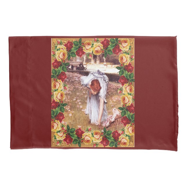 Colagem da safra Retro com rendas e flores (Frente)