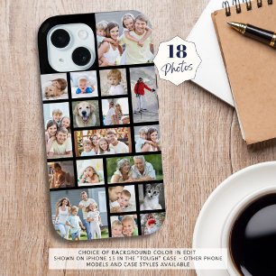 Colagem de 18 Fotos Personalizada Sua Cor