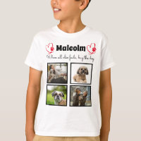 Colagem de cães - camiseta personalizada de 4 foto