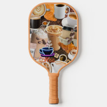Colagem de Café Pickleball Paddle