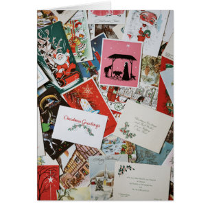 Colagem de Cartão de Natal
