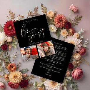 Colagem de Casamento Orçamental 2 Fotos Sejam Nos