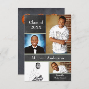 Colagem de Chalkboard Basquete-3x5 Anúncio de Form