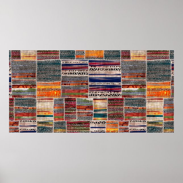 Colagem de colagem de colagem sem falhas impressão (Frente)