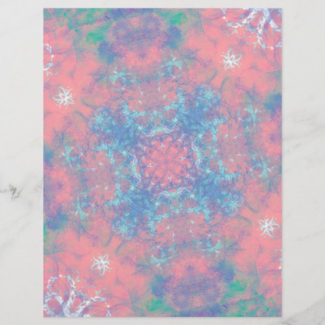 Colagem de Documentos de Colagem Tropicais em Floc (Frente)