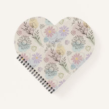 Colagem de Flores Silvestres Pastel – Geométrico F
