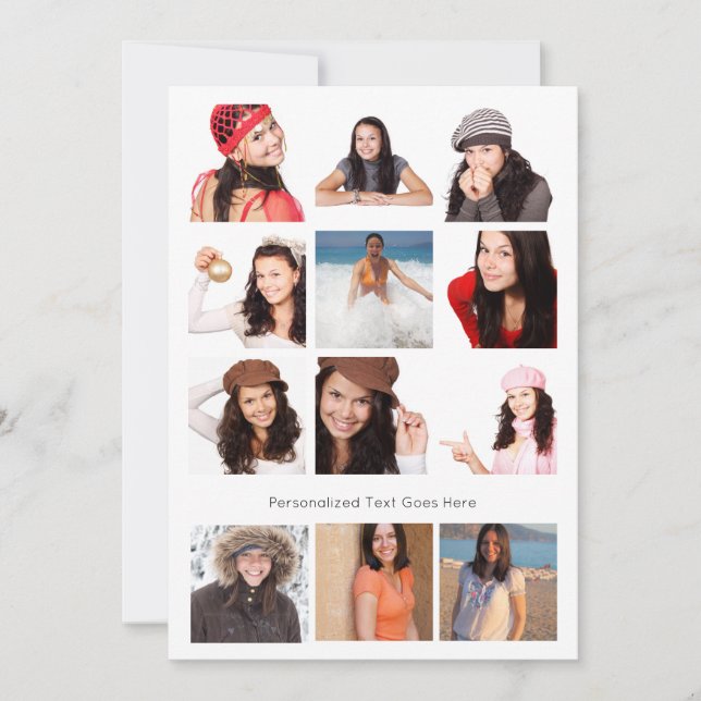 Colagem de Fotografias 12 Fotografias Personalizad (Frente)