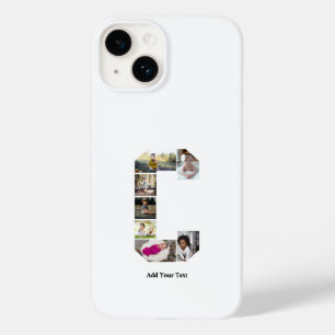 Colagem de Fotografias com design Carta C